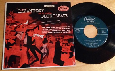 Ray Anthony 45 EP Dixie Parade Darktown Strutters' Ball/When The Saints/++