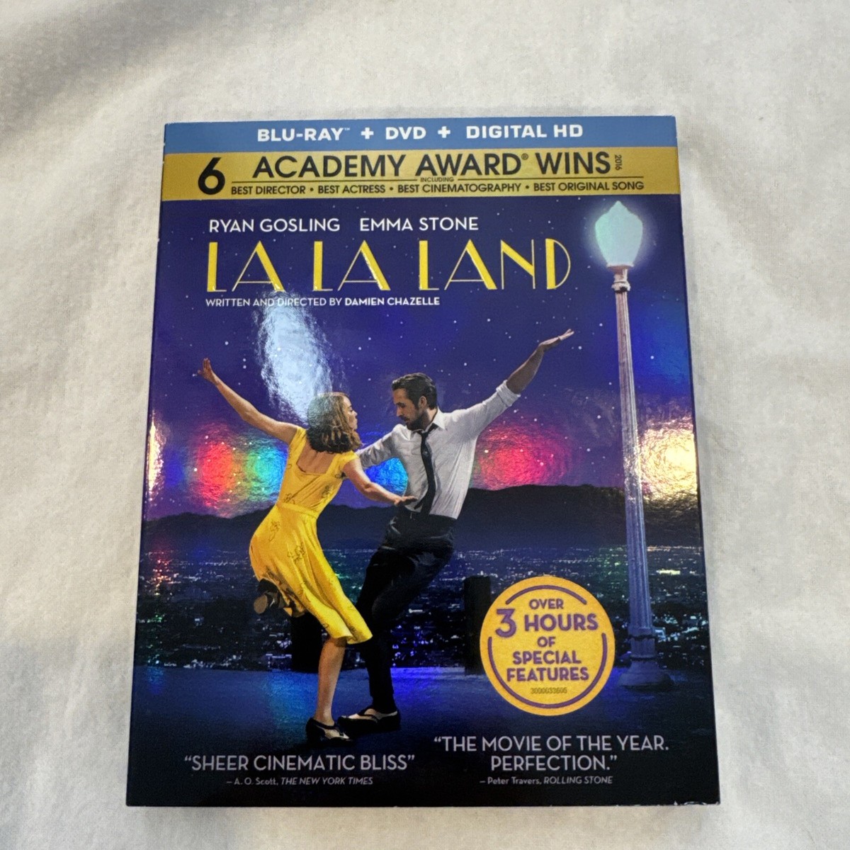 La La Land (Blu-ray DVD, 2016) Emma Stone Ryan Gosling Musical