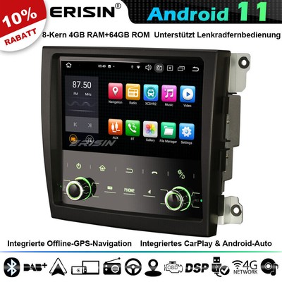 8-Kern Android 13 DAB+ Autoradio GPS Navi für Porsche Panamera DSP WiFi SWC 64GB