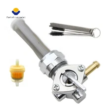 62167-81 62163-75 Petcock Fuel Valve 22mm Right Spigot Fits For Harley Davidson