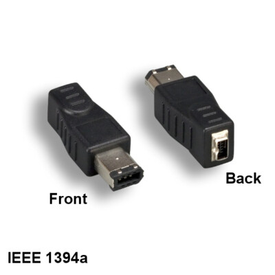 KNTK IEEE1394a 6 Pin Male to 4 Pin Female Connector Firewire for PC DV SUN iLINK