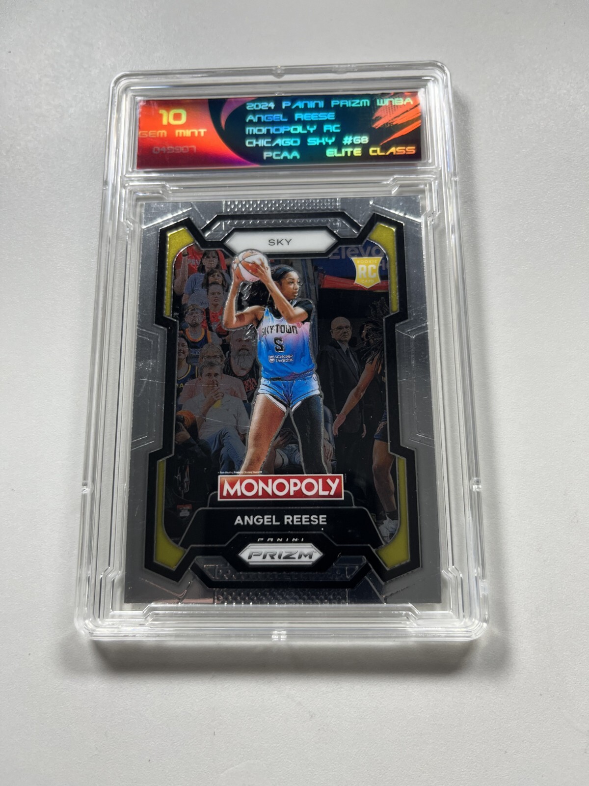 Angel Reese 2024 Panini Prizm Monopoly WNBA - Angel Reese #68 (RC) Graded 10