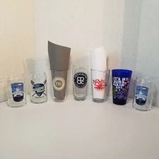 7 Fort Worth, Texas, Craft Brewery Brewing Beer Glasses, Rahr, Martin, Peticolas