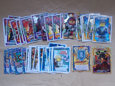 LEGO NEXO TRADING CARDS, 1 KAUFEN 1 GRATIS ERHALTEN INKL FOLIEN. NEU NEXO KNIGHTS PICK