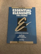 Essential Elements For Strings Book 2 - Cello Gently Used Some Pencil Writing