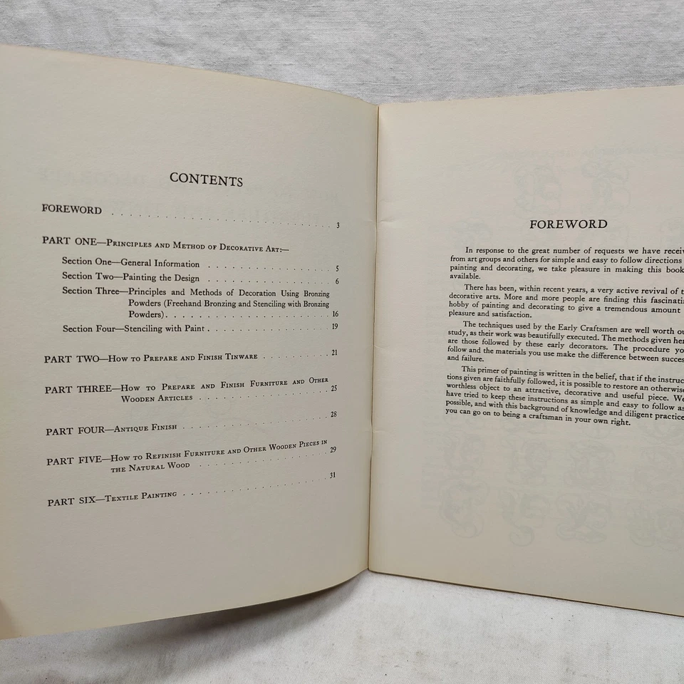 Rare 1960 Vtg How To Paint & Decorate Furniture & Tinware By Jacob & Jane Zook - Image 3 of 4