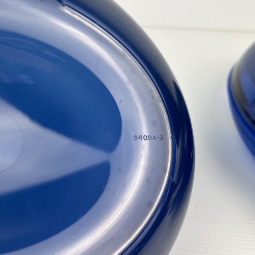 Pair Tupperware Oval Heat N Serve Blue 1.1L Microwave Container & Lid - Picture 8 of 14