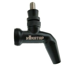 Stealth Bomber NUKATAP Stainless Steel Beer Faucet - Black Keg Tap - Kegerator