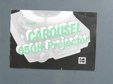 KODAK CAROUSEL PROJECTOR 750 INSTRUCTIONS/135629