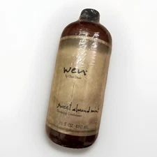 WEN by Chaz Dean SWEET ALMOND MINT Original CLEANSING CONDITIONER 16oz  No Pump