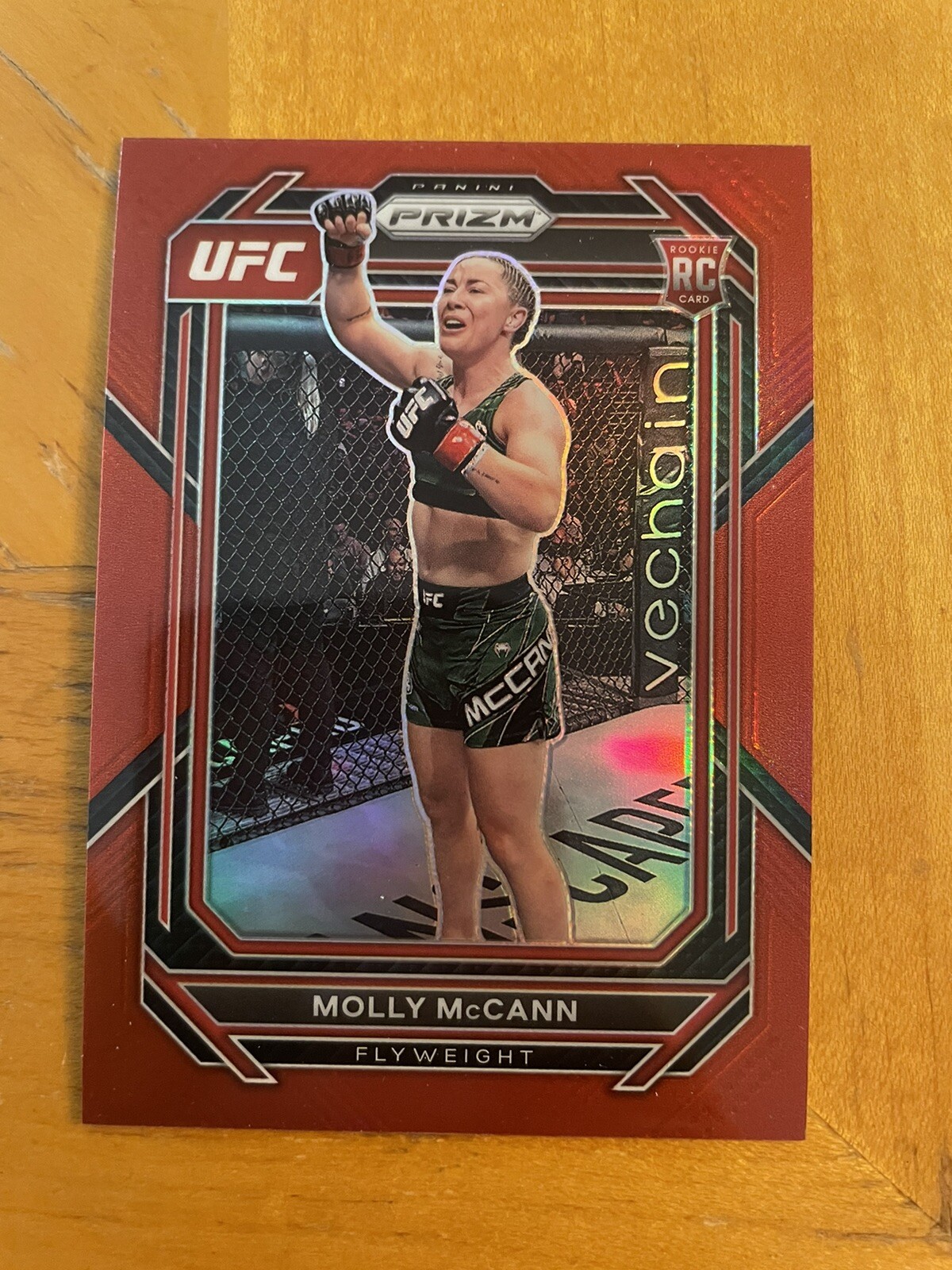 2023 Panini Prizm UFC Prizms Red #114 Molly McCann ROOKIE # /199