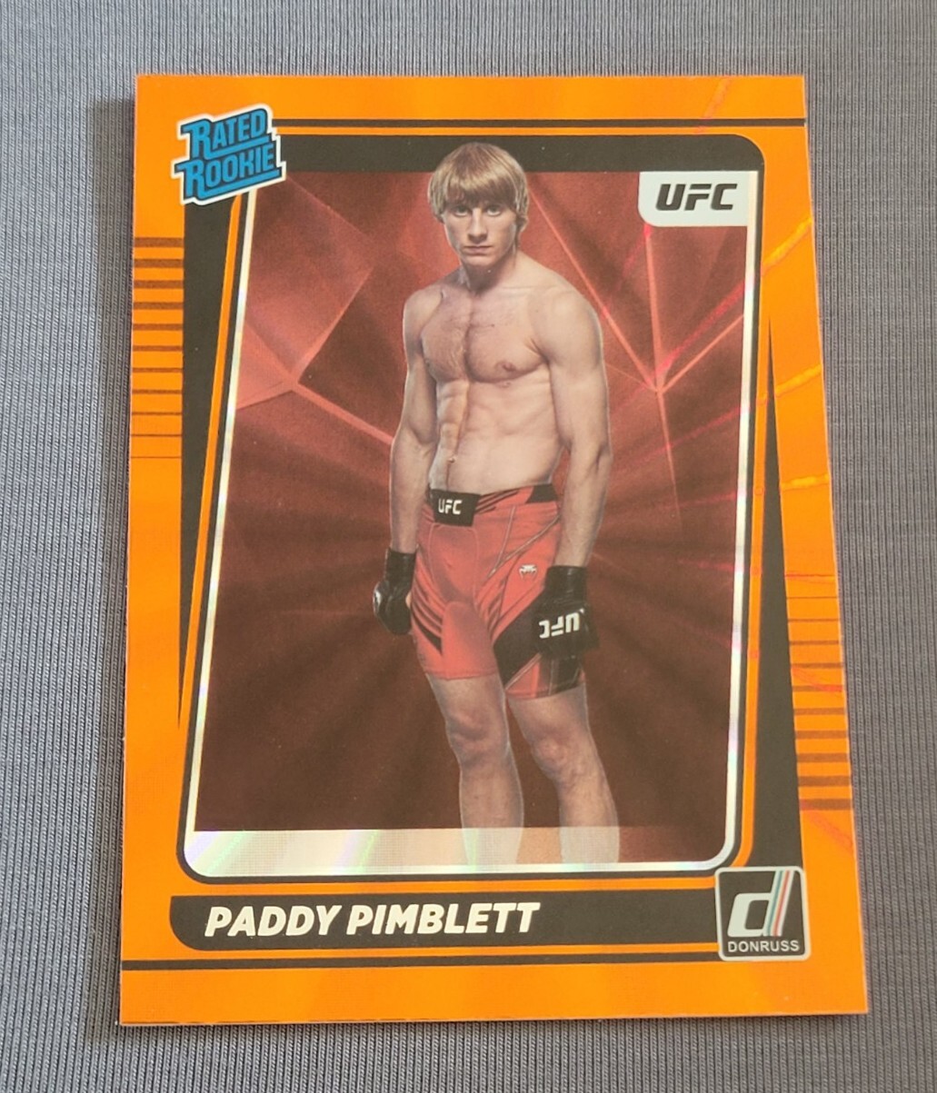 2022 Donruss UFC Holo Orange Laser #207 Paddy Pimblett