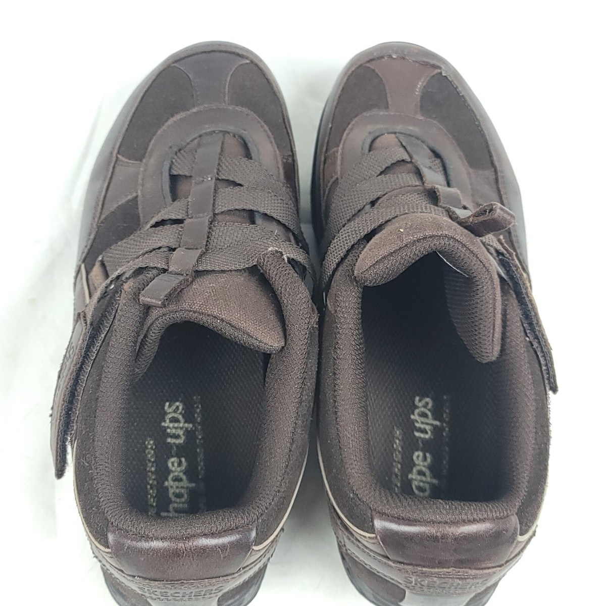 Skechers Shape-Ups Sz 7.5 Womens 24864 Hydro Brown Z-Strap Rocker