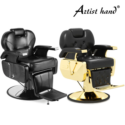 Black Heavy Duty All Purpose Reclining Hydraulic Barber Chairs