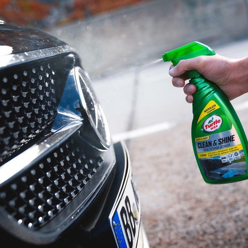 Schildkrötenwachs schnell einfach zu reinigen & zu glänzen Detailer wasserlos Autowaschwachs Spray 500ml - Bild 9 von 9