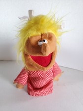 Vintage Crazy Critters Hand Puppet Crazy Hair And Bows 1984 Made in USA Girl