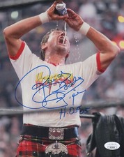 Rowdy Roddy Piper Signed 8x10 WWE HOF 05 Insc. Authentic Autograph Photo JSA COA