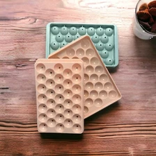 2 Pack Ice Ball Tray Mold Round Sphere Maker for Whiskey Cocktails Drinks