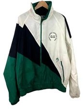 Jammin Full Zip Windbreaker Jacket Great Lakes Casting Corp Size XL Vintage 90s