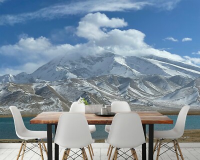 3D Schneeberg Landschaft ZHUC755 Tapete Wandbild Fototapete Abnehmbarer Amy