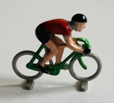 Lego HO Cyclist System Set 270 Green Bike Red Jersey 1/87 Scale SUPERB Free Post