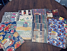 16 Vtg American Greetings Gift Wrapping Paper All Occasion New Old Stock