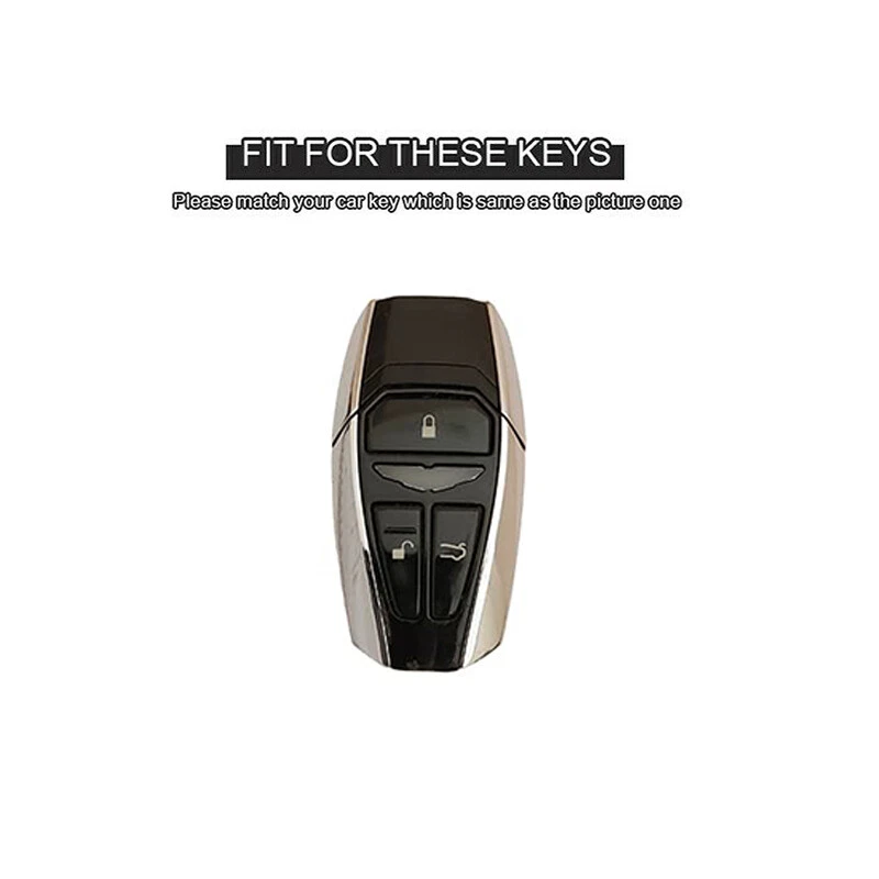 Funda de cuero para llavero Alcantara apta para Aston Martin Superleggera DB11 DBS Foto 2 de 4