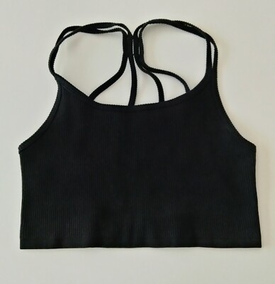 forever 21 black crop tank top