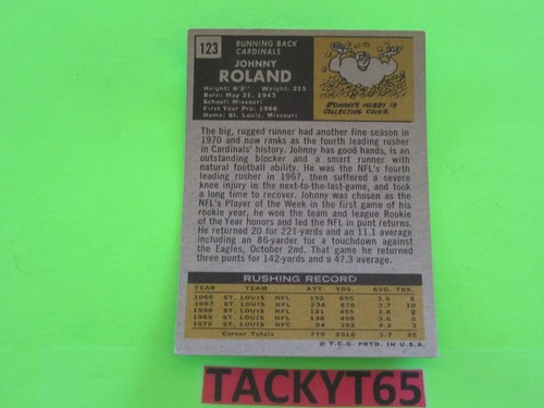 1971 TOPPS SINGLE CARD(S) YOU CHOOSE - Picture 41 of 55