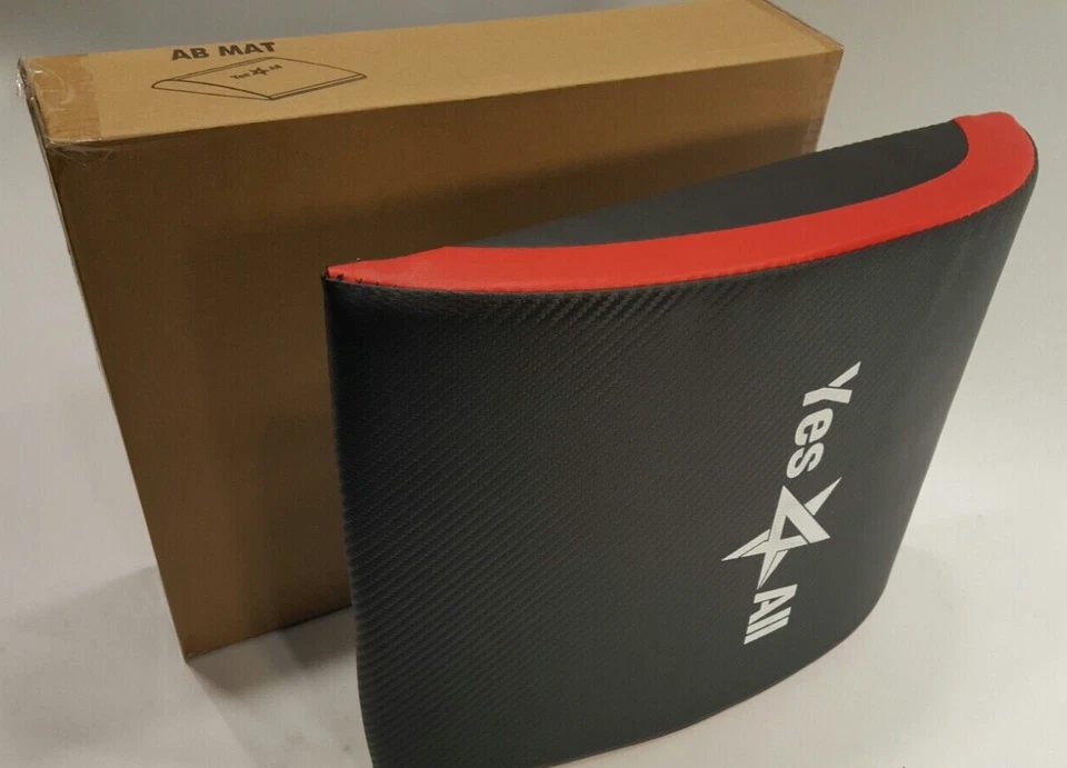 Yes4All Ab Exercise Mat G8Z2 Red Sit Up Pad, Abdominal & Core Trainer Mat, New - Image 3 of 4