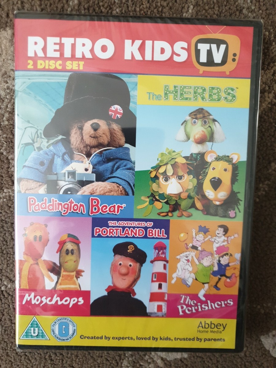 RETRO KIDS TV DVD PADDINGTON / HERBS / PERISHERS / PORTLAND BILL