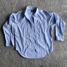 Blue Polo Ralph Lauren Button Up Shirt, Men s, 16 34/35