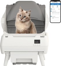 Automatic Self Cleaning Cat Litter Box App Control Smart Health New