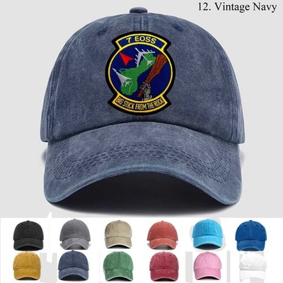 Customized Embroidered Hat Us Air Force 7th Expeditionary Operations Support Sq