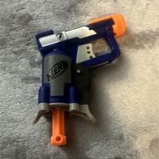 NERF N-Strike Elite Jolt Dart Gun Toy Blaster Blue Gray Orange 8 Years Up