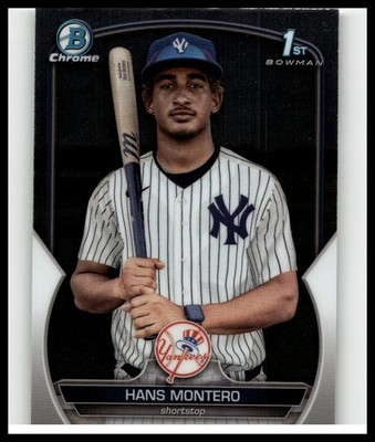 2023 1st Bowman Chrome Hans Montero #BCP-173 Yankees RC