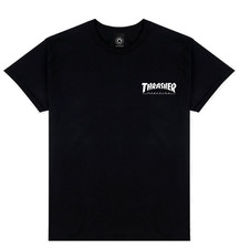 Thrasher Little Thrasher Logo Tshirt Black White S
