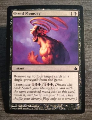 MTG Shred Memory (Ravnica: City of Guilds) LP+