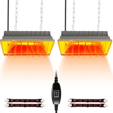 250W Brooder Heater for Chicks Chicken Coop Brooder Heating Lamp Warmer 2 Pack