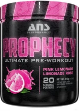 ANS Prophecy Pink Lemonade 20 Servings Pre-Workout Endless Focus 410g NEW