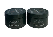 2 Pack: Shea Moisture Men Beard Balm Maracuja Oil & Shea Butter 4 oz