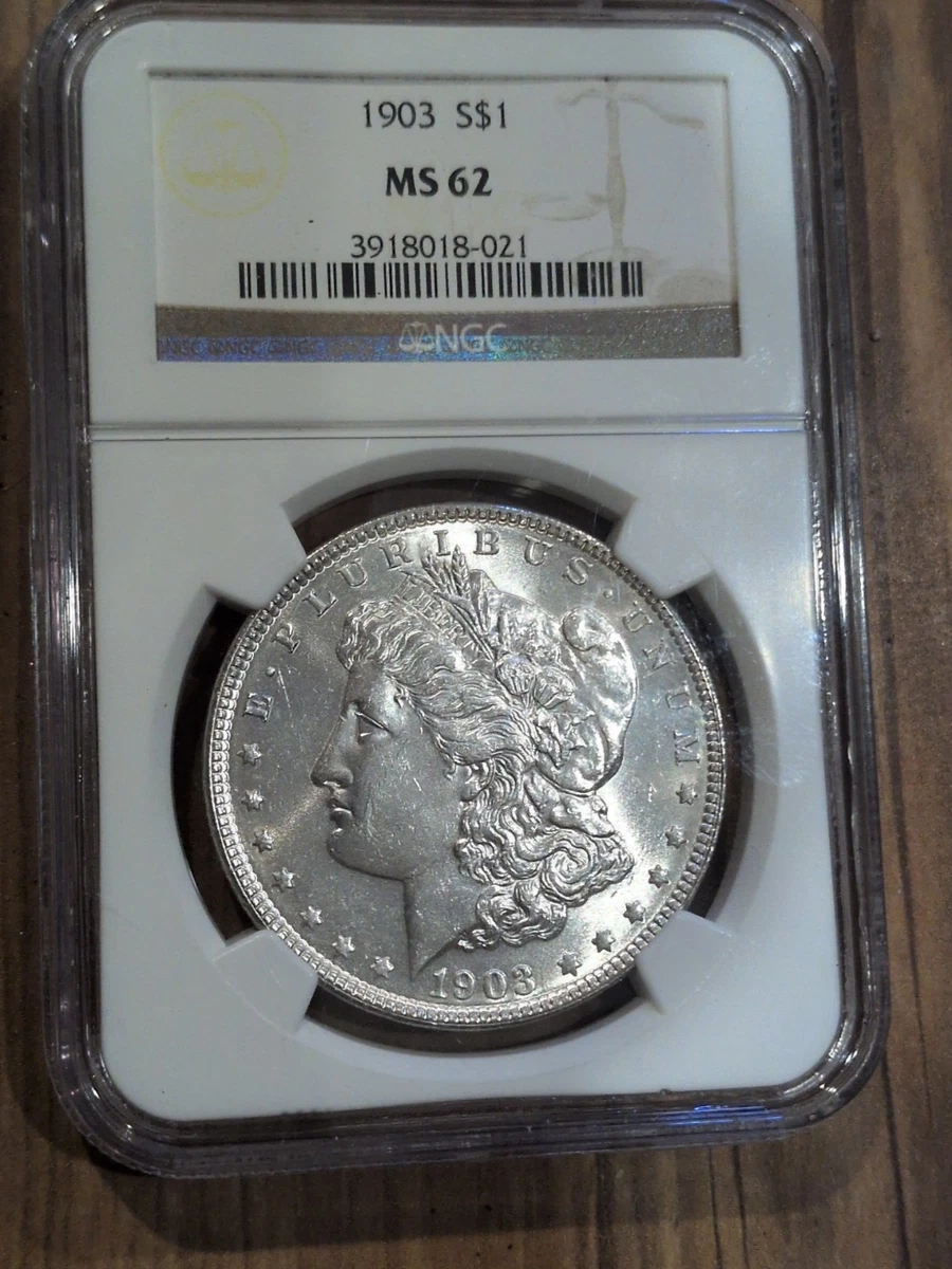 MS 62 Graded 1903 Year Morgan US Dollars (1878-1921) for sale | eBay
