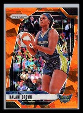 2024 Panini Prizm WNBA #29 Kalani Brown Ice Orange Prizms