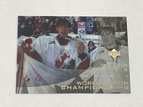 1996 Upper Deck Ice Martin Biron #118 card