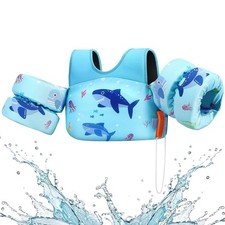 HeySplash Swim Vest for Kids, Toddler Pool Floaties Fit 31-66 Lbs, Children S...