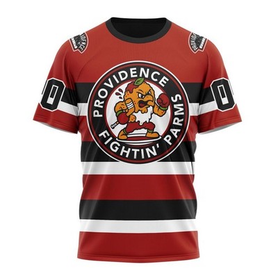 Providence Bruins Special Providence Fightin  Parms Design 3D Hockey Fans