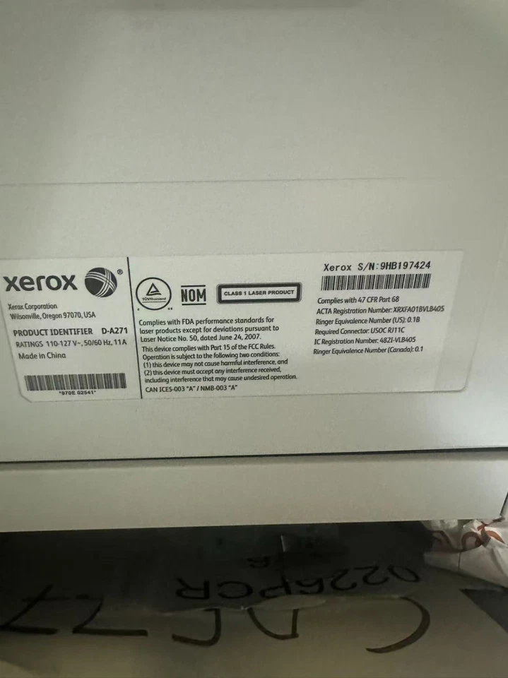 Xerox VersaLink B405 MFP Mono Laser Printer Tested Fully Functional Minor Damage - Image 3 of 4