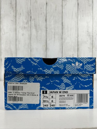 Adidas Mujer 'Tying the Knot' Blanco OG Japón Entrenadores Tenis Reino Unido 6 Con Cordones Nuevo - Imagen 3 de 19