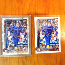 2025 Topps Series 1 Silver Diamante SP Foil Mauricio Dubon #222 +Base Sharp Pair