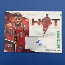 2020-21 PANINI NBA HOOPS PATRICK WILLIAMS #HR-PWL HOT SIGNATURES ROOKIES GREEN